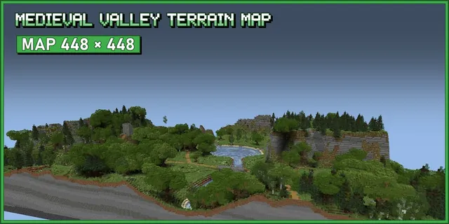 A river valley with a lake and waterfalls inside a ring of mountains