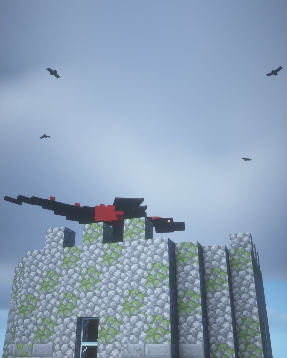 The dragon over the tower