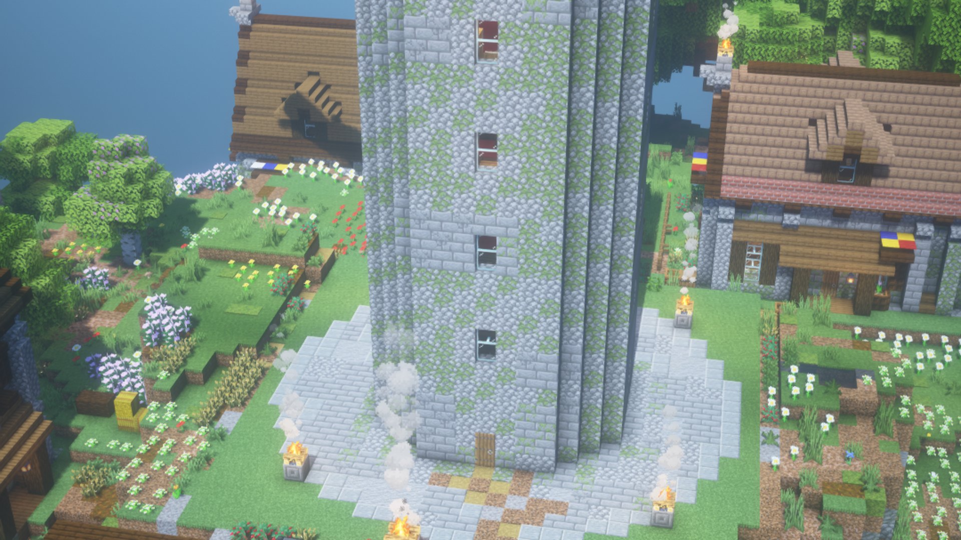 The ruins from the far side
