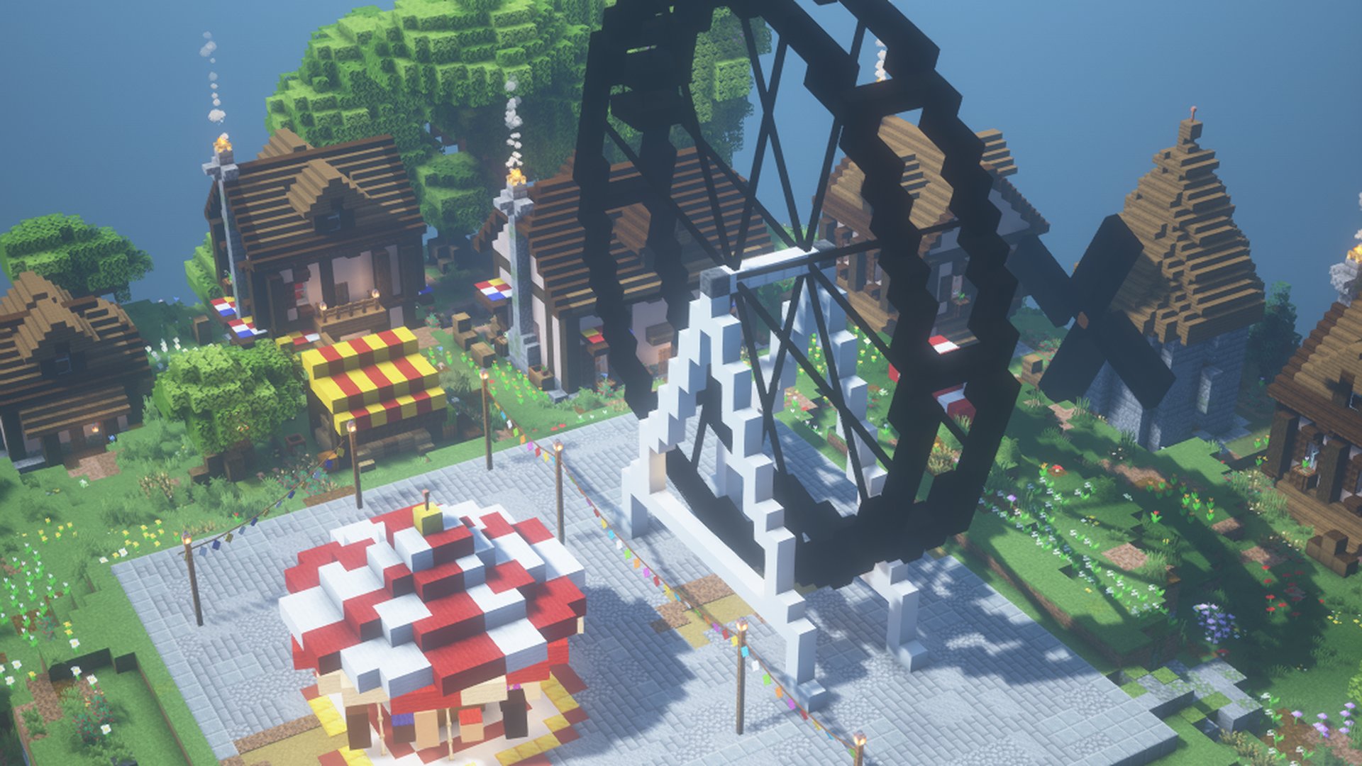 The fair island from above