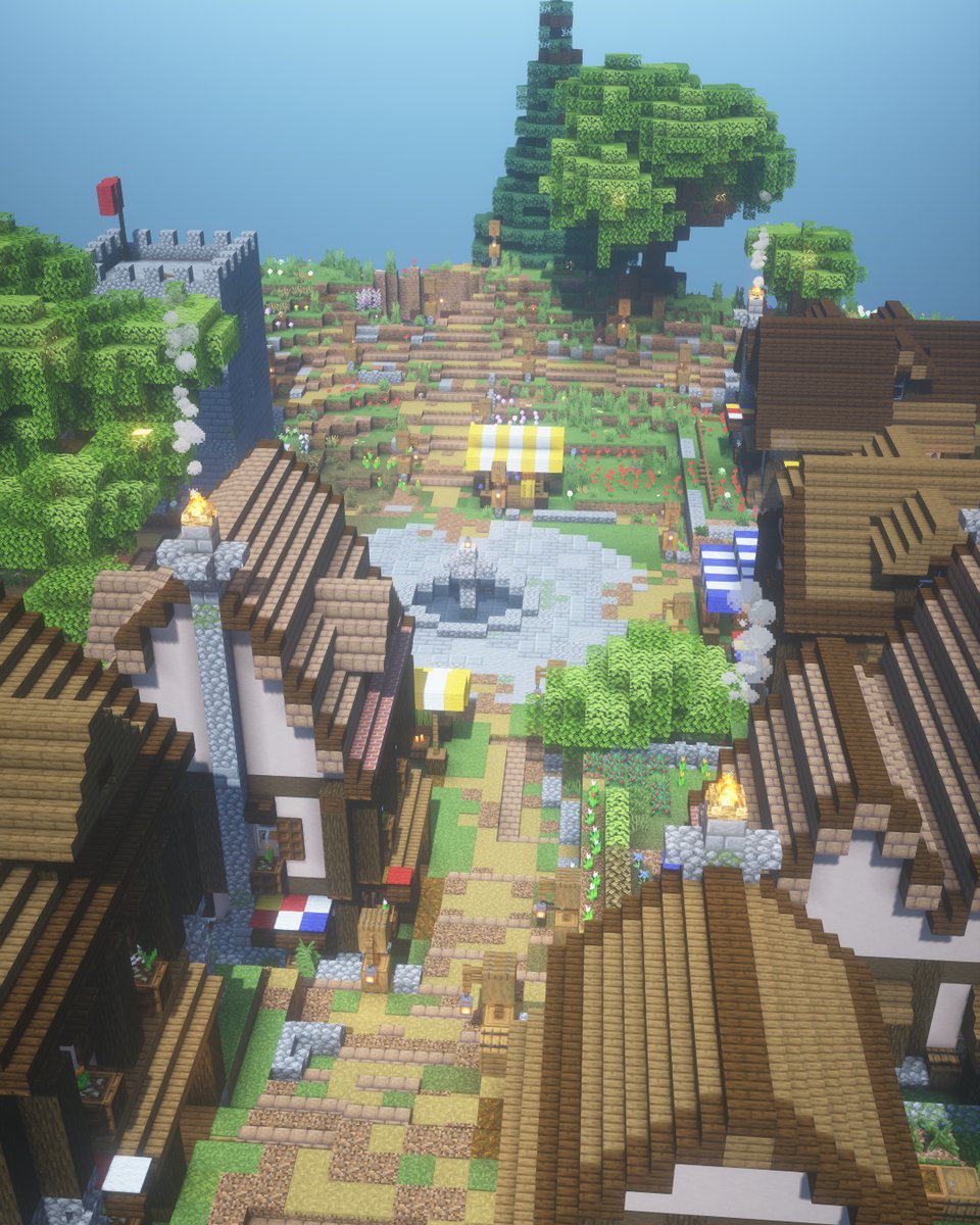 The square from the air
