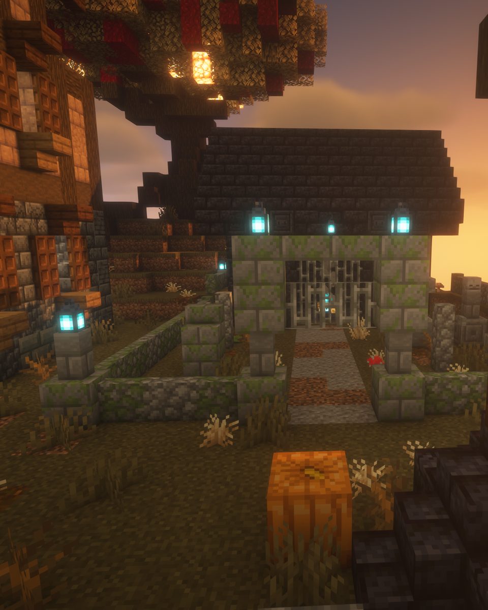 The small graveyard and blackstone mausoleum