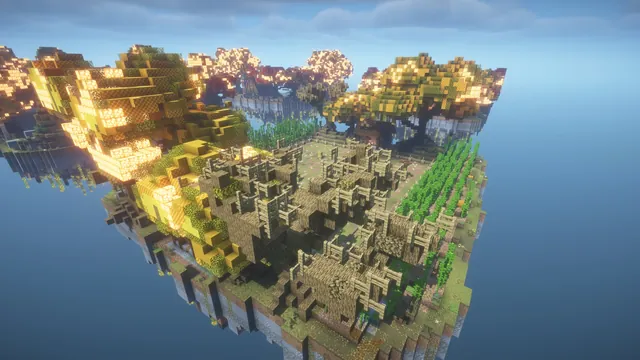Autumn PvP and Event Pack, overview cornfield