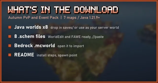 What's in the Autumn PvP and Event Pack download