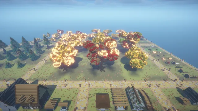 Autumn Asset Pack 323 Builds, giant trees