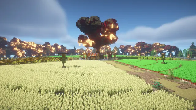 Harvest Farm Island, wheat fields