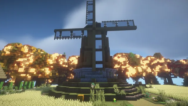 Harvest Farm Island, windmill