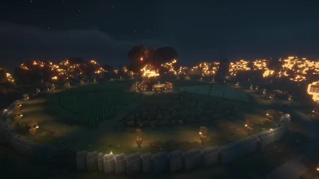 Harvest Farm Island, farm night from silo