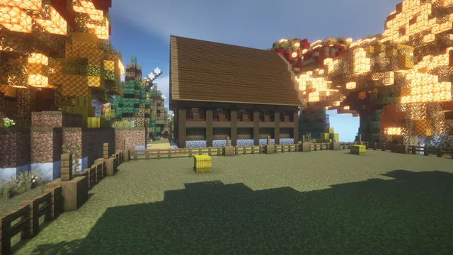 Autumn Harvest Hub, barn and pen