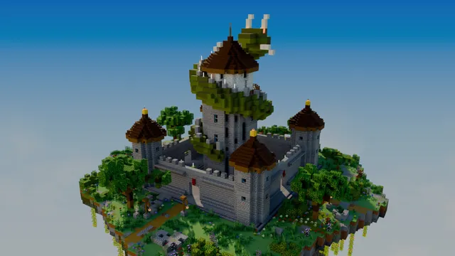 BedWars 64 Maps, 16 Themes, kingsbridge dragon castle