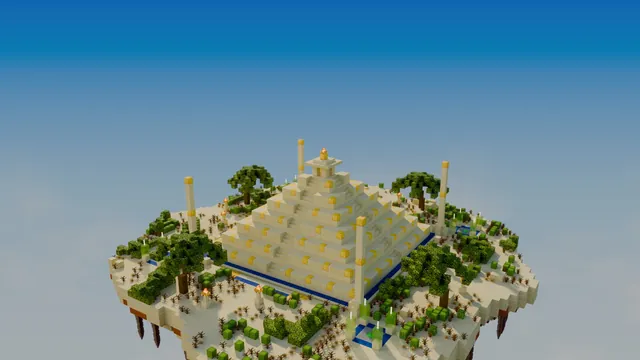 BedWars 64 Maps, 16 Themes, pharaohs rest pyramid