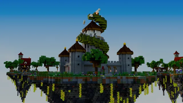 BedWars 64 Maps, 16 Themes, kingsbridge bridge view