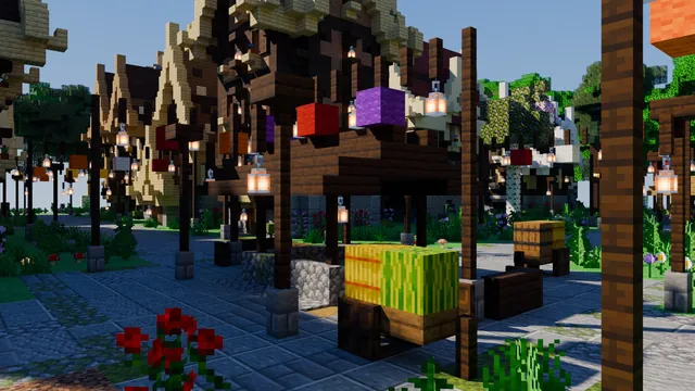 Kingsmoor Medieval Hub, village square
