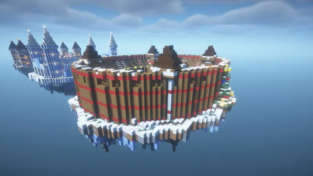 6 Christmas Arenas, overview north pole stadium