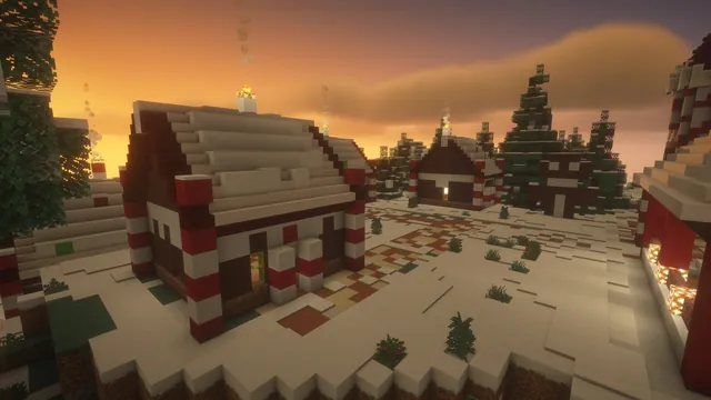 Gingerbread Kingdom Spawn, gingerbread village