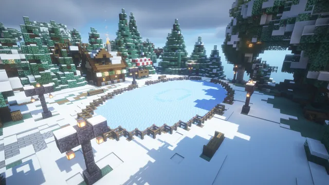 Winter Wonderland Hub, ice rink