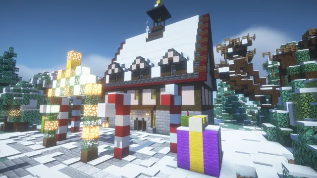 Winter Wonderland Hub, santas workshop