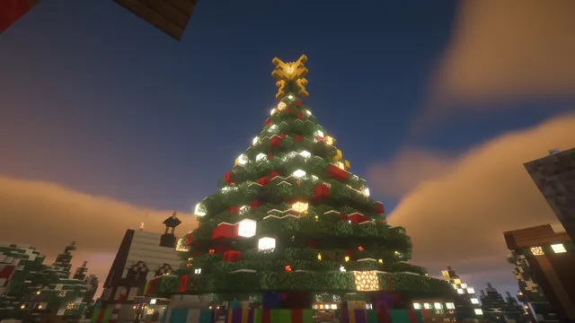 Winter Wonderland Hub, tree close