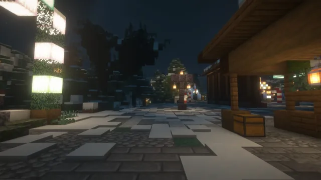 Winter Wonderland Hub, market night