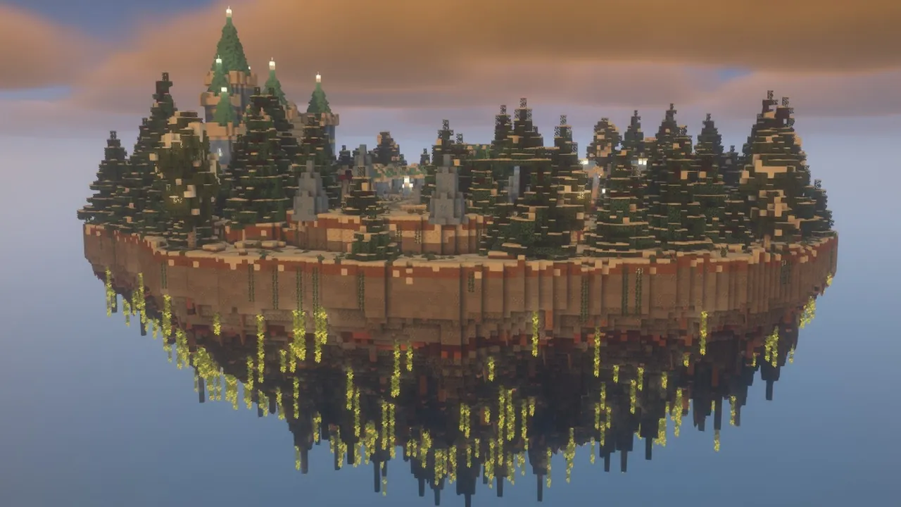 Ice Palace Spawn, overview island
