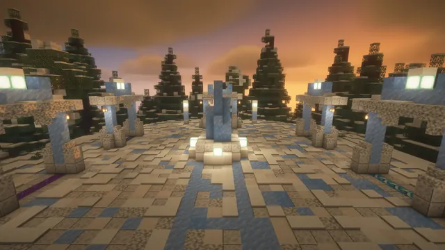 Ice Palace Spawn, portal court