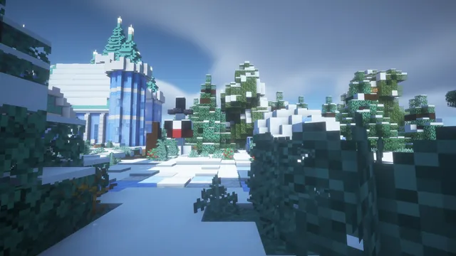 Ice Palace Spawn, snowman garden