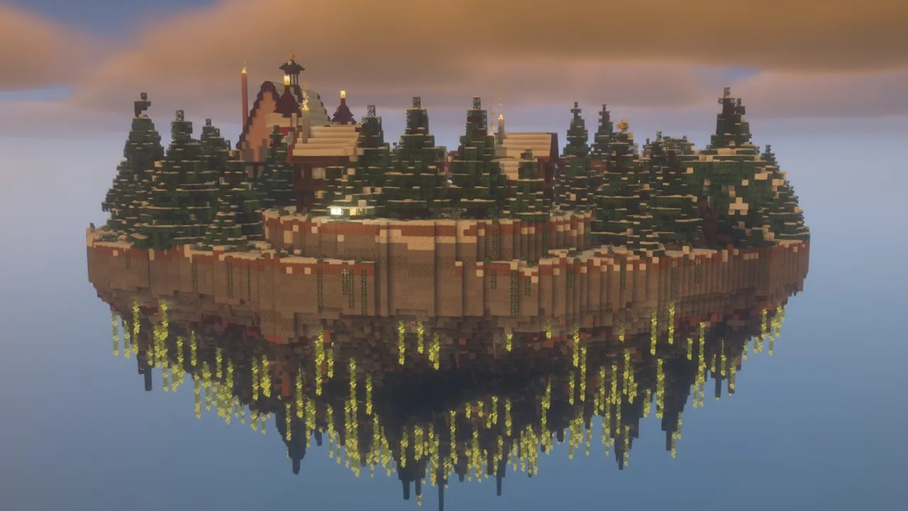 Santa's Village Spawn, overview island