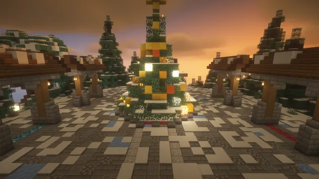 Santa's Village Spawn, portal court