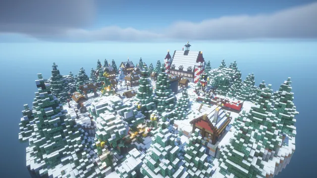 Santa's Village Spawn, aerial southeast