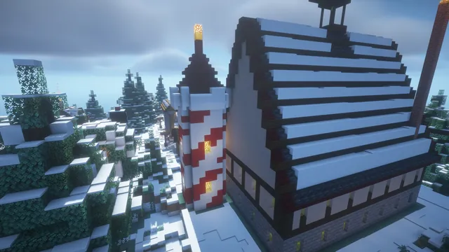Santa's Village Spawn, workshop candy towers