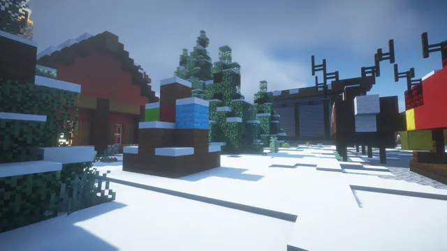 Santa's Village Spawn, reindeer yard ground