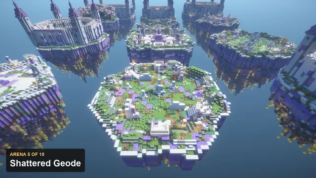 10 Crystal Spire Arenas + 2 KOTH, arena 5 shattered geode