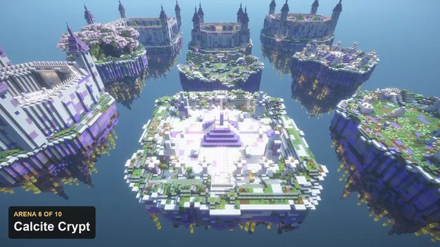 10 Crystal Spire Arenas + 2 KOTH, arena 6 calcite crypt