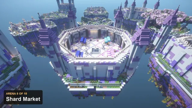 10 Crystal Spire Arenas + 2 KOTH, arena 8 shard market
