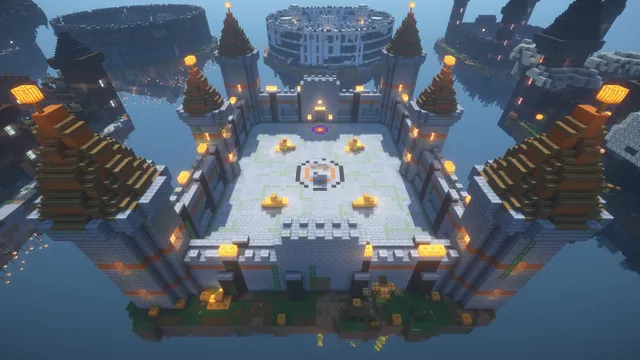 12 Haunted Arenas, stone keep arena above