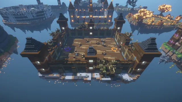 12 Haunted Arenas, wooden fort arena above