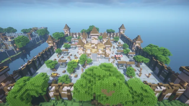 6 Castle Kit Arenas, market arena day