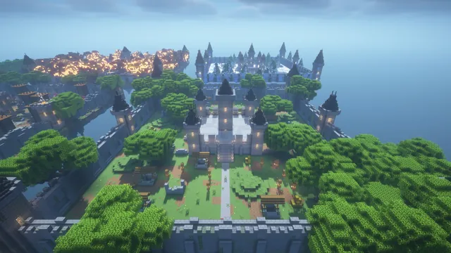 6 Castle Kit Arenas, courtyard arena day