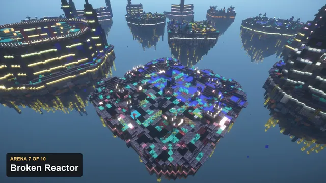 10 Neon Arenas + 2 KOTH, arena 7 broken reactor
