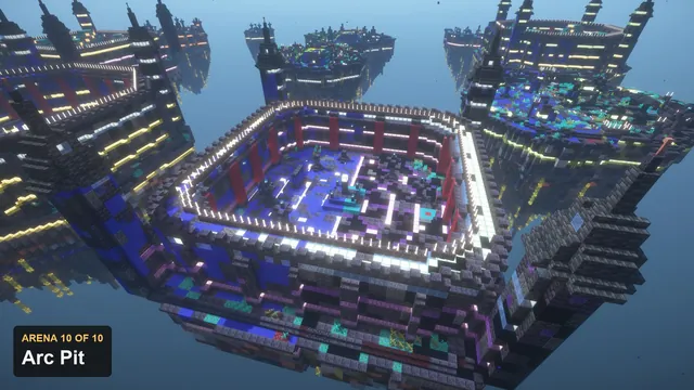 10 Neon Arenas + 2 KOTH, arena 10 arc pit