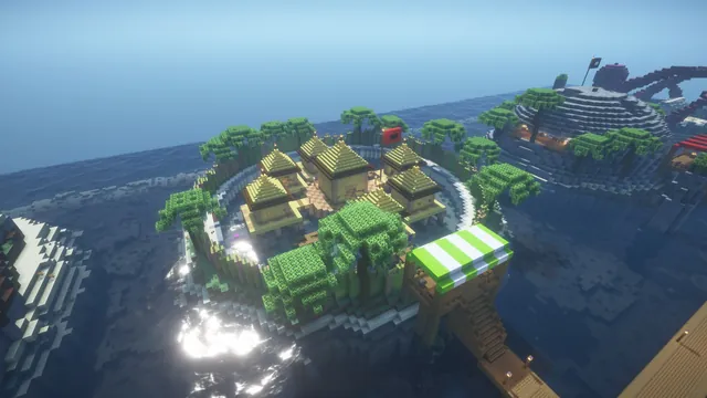 12 Pirate Cove Arenas, overview lagoon village