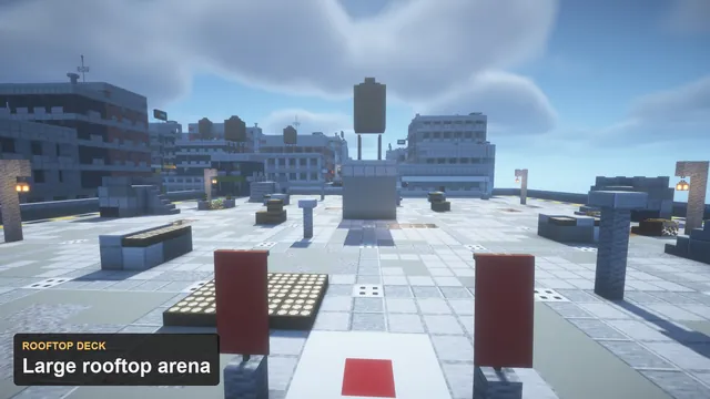 Urban Rooftop Arenas, rooftop deck