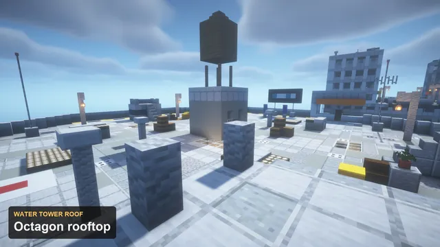 Urban Rooftop Arenas, water tower roof