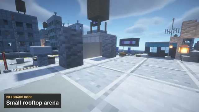 Urban Rooftop Arenas, billboard roof