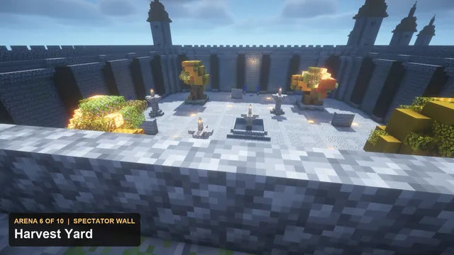 10 Wildwood Arenas + 2 KOTH, arena 6 harvest yard spectator wall