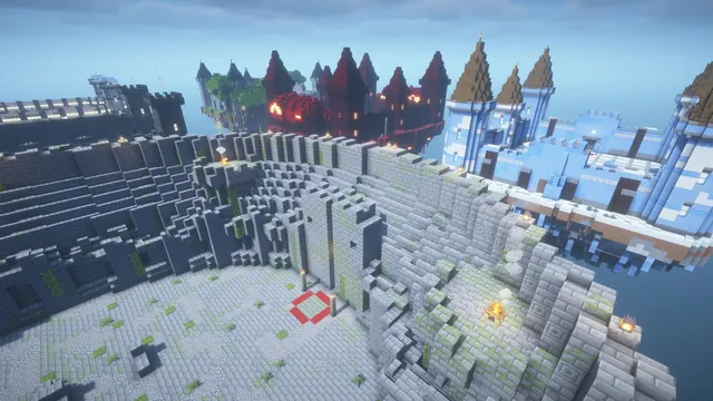 28 Practice and Sumo Arenas, ruins arena above