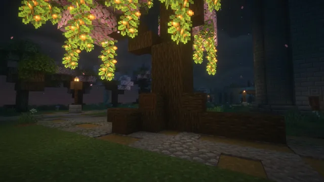 207 Fantasy Assets, glowing tree night