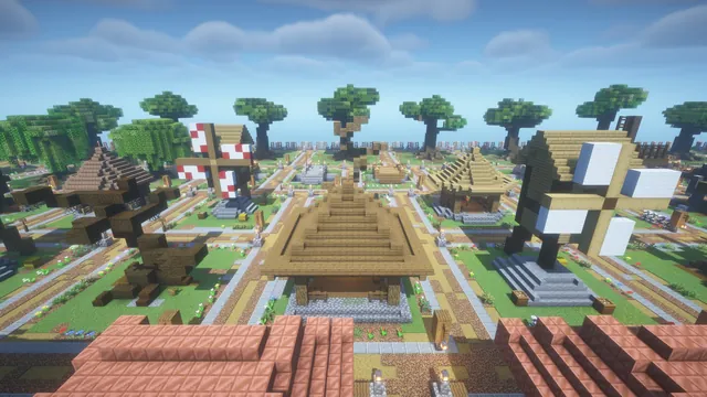 251 Medieval Village Assets, windmills gazebos