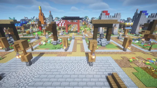 251 Medieval Village Assets, wells signposts