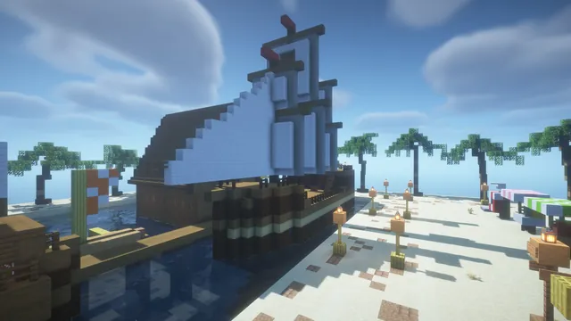 166 Tropical Props Pack, galleon